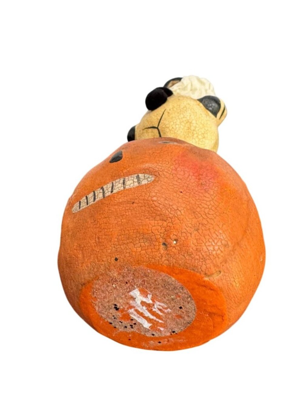 Nicol Sayre Cat And Jack Black Cat On Pumpkin Halloween 2003 Retired 9 1/2" - Picture 10 of 10